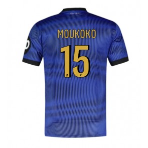 OGC Nice Youssoufa Moukoko #15 Alternativní Dres 2024-25 Krátký Rukáv